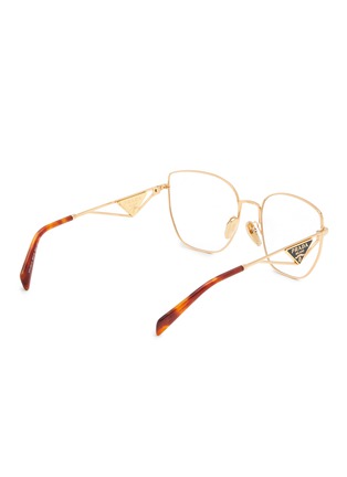 Figure View - Click To Enlarge - PRADA - Metal Butterfly Optical Glasses