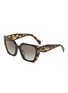 Main View - Click To Enlarge - PRADA - Acetate Rectangle Sunglasses