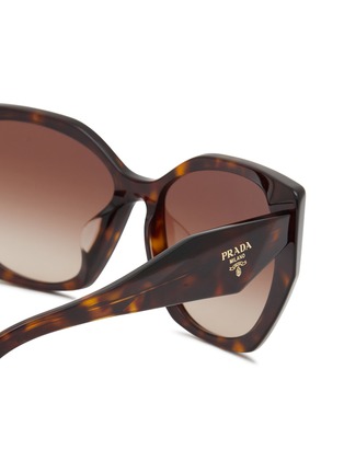 Detail View - Click To Enlarge - PRADA - Acetate Pillow Sunglasses