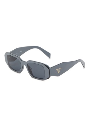 Main View - Click To Enlarge - PRADA - Acetate Rectangle Sunglasses