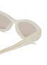 Detail View - Click To Enlarge - PRADA - Acetate Irregular Sunglasses