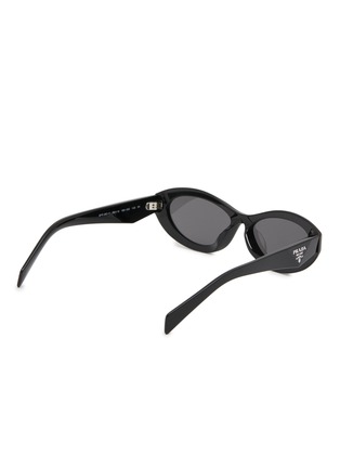 Figure View - Click To Enlarge - PRADA - Acetate Oval Sunglasses