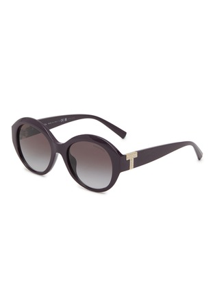 Main View - Click To Enlarge - TIFFANY - Acetate Round Sunglasses