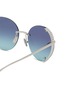 Detail View - Click To Enlarge - TIFFANY - Metal Round Sunglasses