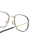 Detail View - Click To Enlarge - RAY-BAN - Metal Irregular Optical Glasses