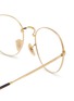 Detail View - Click To Enlarge - RAY-BAN - Round Metal Optical Glasses