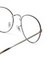 Detail View - Click To Enlarge - RAY-BAN - Round Metal Optical Glasses