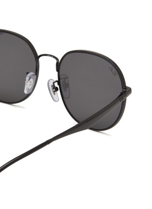 Detail View - Click To Enlarge - RAY-BAN - Metal Oval Unisex Sunglasses