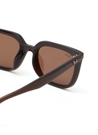 Detail View - Click To Enlarge - RAY-BAN - Acetate Rectangular Unisex Sunglasses