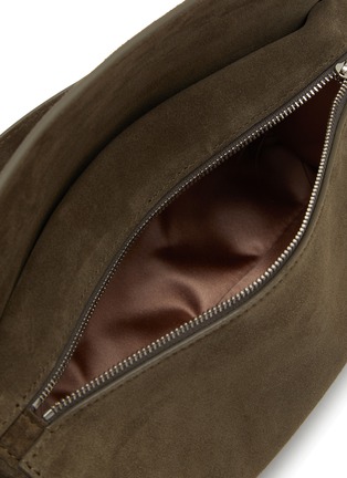 Detail View - Click To Enlarge - BENEDETTA BRUZZICHES - Elif Suede Leather Shoulder Bag