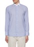 Main View - Click To Enlarge - ETON  - Cutaway Collar Striped Cotton Shirt