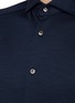  - ETON  - Wide Spread Collar Wool Shirt