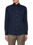 Main View - Click To Enlarge - ETON  - Wide Spread Collar Wool Shirt