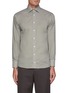 Main View - Click To Enlarge - ETON  - Cutaway Collar Floral Slim Cotton Shirt