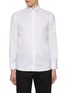 Main View - Click To Enlarge - ETON  - Cutaway Collar Geometric Cotton Jacquard Shirt