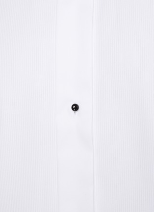  - ETON  - Cutaway Collar Fine Stripe Bib Cotton Evening Shirt