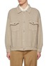 Main View - Click To Enlarge - BARRIE - Patch Pocket Cashmere Cotton Jacket