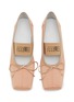 Detail View - Click To Enlarge - MM6 MAISON MARGIELA - Square Toe Numeric Band Ballet Flats