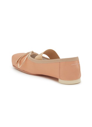  - MM6 MAISON MARGIELA - Square Toe Numeric Band Ballet Flats