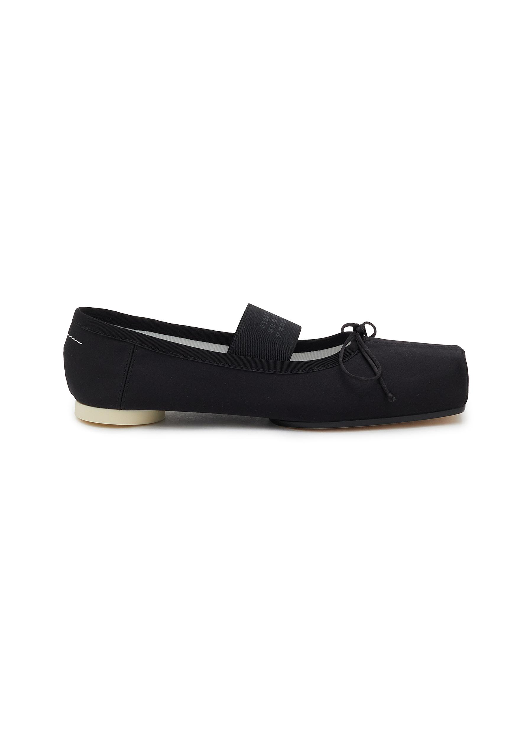 MM6 MAISON MARGIELA | Square Toe Numeric Band Ballet Flats