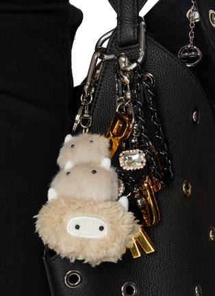 Back View - Click To Enlarge - BAZ & FRIENDS - Baz & Mini Baz Keyring