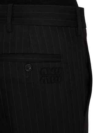MIU MIU | Pinstripe Tailored Trousers | Women | Lane Crawford