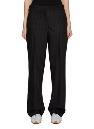 MIU MIU | Pinstripe Tailored Trousers | Women | Lane Crawford