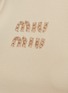  - MIU MIU - Embellished Logo Front Tank Top