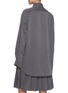 Back View - Click To Enlarge - MIU MIU - Oversized Cotton Chambray Shirt