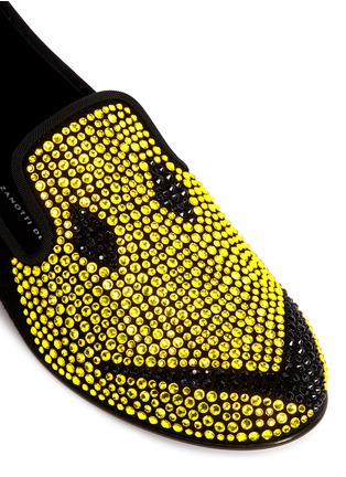 Detail View - Click To Enlarge - 73426 - 'Dalila' strass suede slip-ons