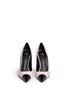 Front View - Click To Enlarge - 73426 - 'Lucrezia' leather combo pumps