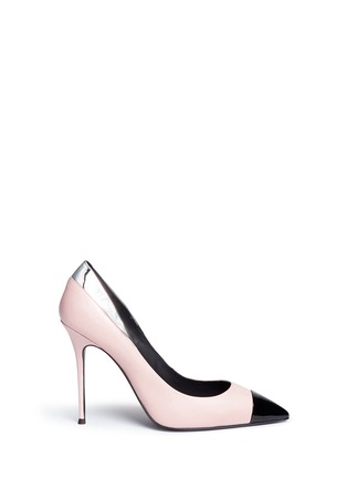 Main View - Click To Enlarge - 73426 - 'Lucrezia' leather combo pumps