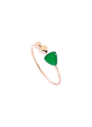 Main View - Click To Enlarge - VHERNIER - Freccia Jade 18K Pink Gold Bracelet