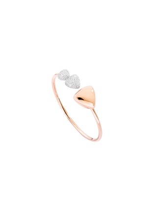 Main View - Click To Enlarge - VHERNIER - Freccia Diamond 18K Pink Gold Bracelet