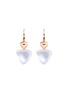 Main View - Click To Enlarge - VHERNIER - Freccia Mother Of Pearl 18K Pink Gold Drop Earrings