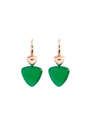 Main View - Click To Enlarge - VHERNIER - Freccia Jade 18K Pink Gold Drop Earrings