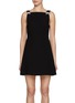 Main View - Click To Enlarge - PRADA - Ricamo Bow Sleeveless Mini Dress