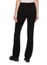 Back View - Click To Enlarge - PRADA - Side Button Flared Wool Pants