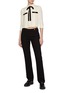 Figure View - Click To Enlarge - PRADA - Side Button Flared Wool Pants