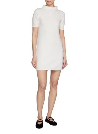 Figure View - Click To Enlarge - PRADA - Retro Collar Shift Dress