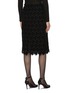 Back View - Click To Enlarge - PRADA - Macramé Lace Straight Skirt