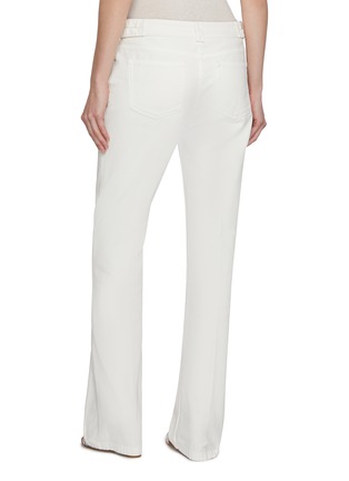 Back View - Click To Enlarge - CHLOÉ - Garment Dye Side Tab Cotton Pants