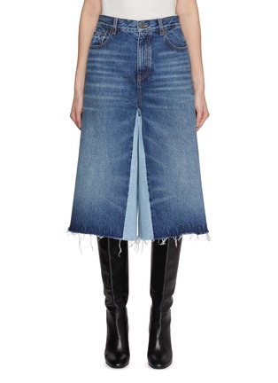 Main View - Click To Enlarge - CHLOÉ - Ocean Blue Denim Shorts