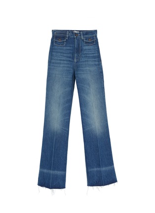 Main View - Click To Enlarge - CHLOÉ - Ocen Blue Flared Denim Jeans
