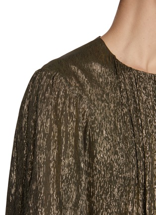  - CHLOÉ - Lamé Silk Blend Crêpon Dress