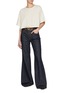 Figure View - Click To Enlarge - CHLOÉ - College Cropped Cotton Jersey T-Shirt
