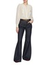 Figure View - Click To Enlarge - CHLOÉ - Lace Trim Sheer Silk Blouse