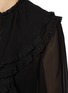  - CHLOÉ - Lace Trim Sheer Silk Blouse