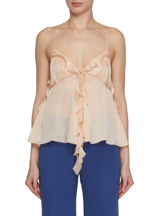 Main View - Click To Enlarge - CHLOÉ - Silk Charmeuse Blouse Top