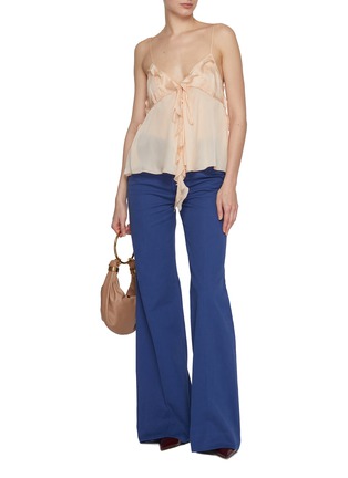 Figure View - Click To Enlarge - CHLOÉ - Silk Charmeuse Blouse Top